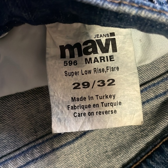 Mavi boot cut super low rise flare jeans - Picture 2 of 2